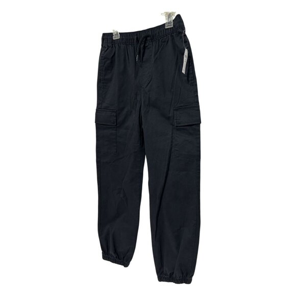 Gap Kids Boys Husky Large 10 Black Blue Gray Cargo Jogger Pants Pull On Lot of 3 - Picture 9 of 16